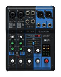 Yamaha MG06X mixer - Kompakt 6-kanals livemixer (Udlejning) - 1 lejedag
